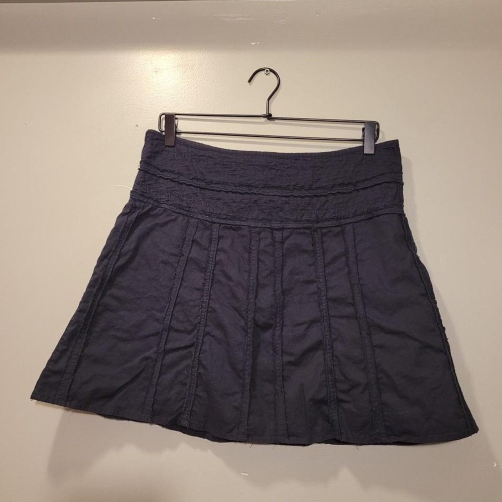 Prana Lightweight Mini Skirt Y2K Style Whimsygoth, Women's Size 10, Black